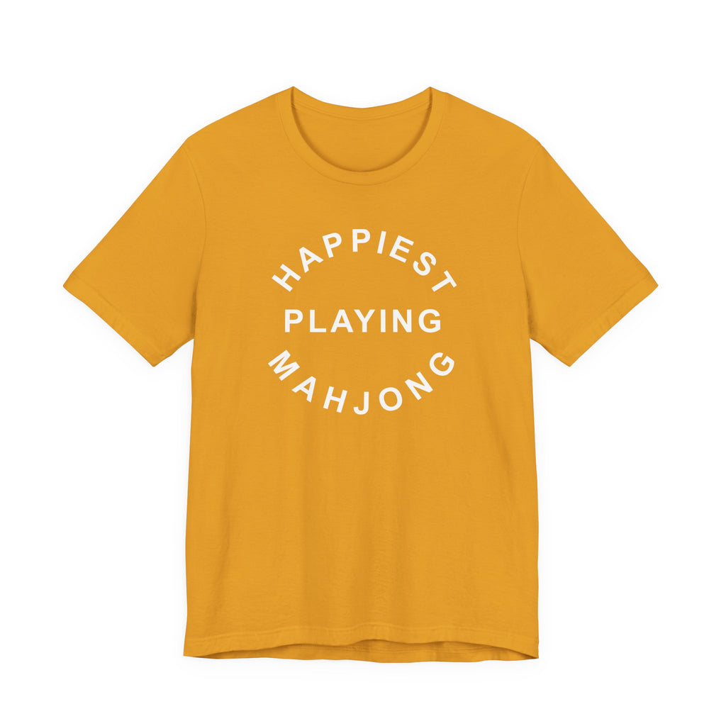 T-Shirt - Happiest Playing Mahjong (Bella+Canvas - Unisex)