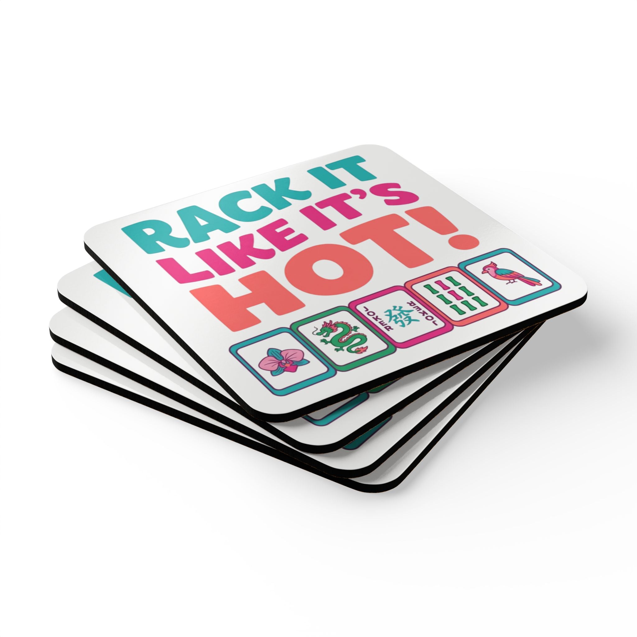 Coasters (4 Pack) - Rack It Like It's Hot