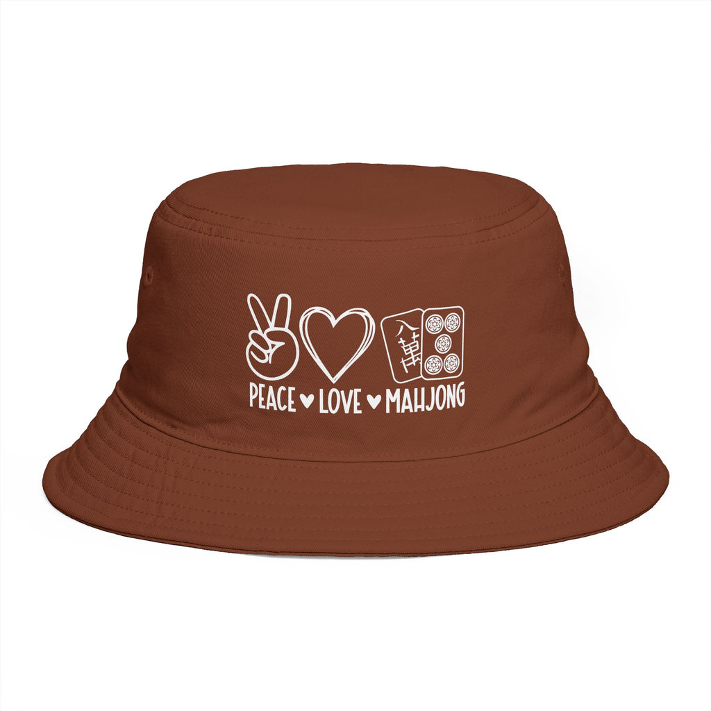 Bucket Hat — Peace Love Mahjong