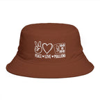 Bucket Hat — Peace Love Mahjong