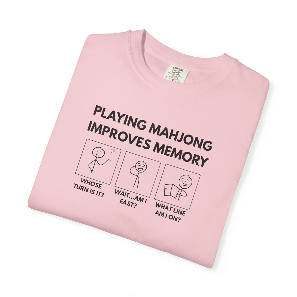 T-Shirt - Mahjong Improves Memory (Comfort Colors - Unisex)