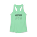 Women's Racerback Tank - Mahjong Improves Memory