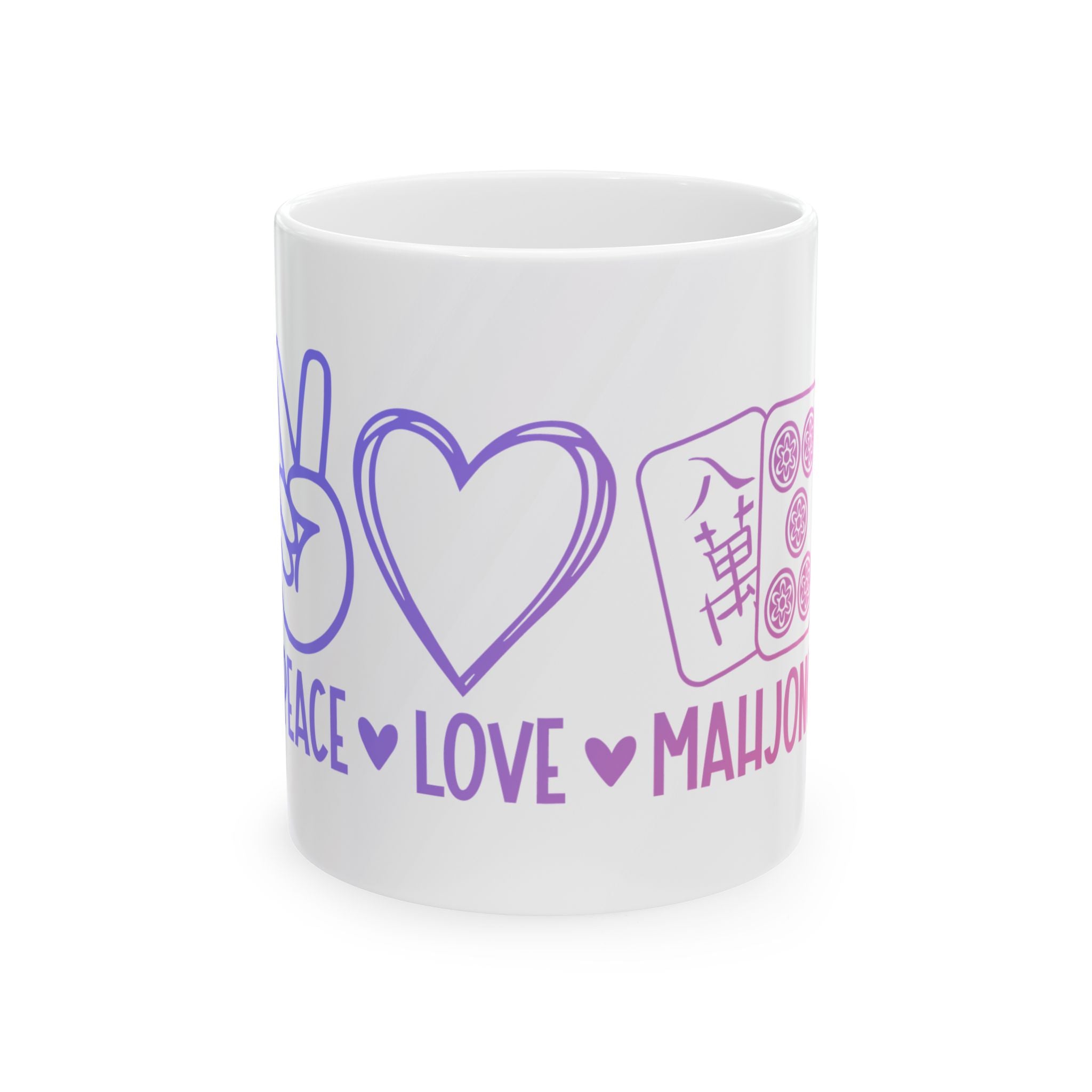 Mug - Peace Love Mahjong