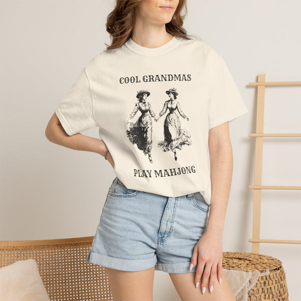 T-Shirt - Cool Grandmas Play Mahjong (Comfort Colors - Unisex)