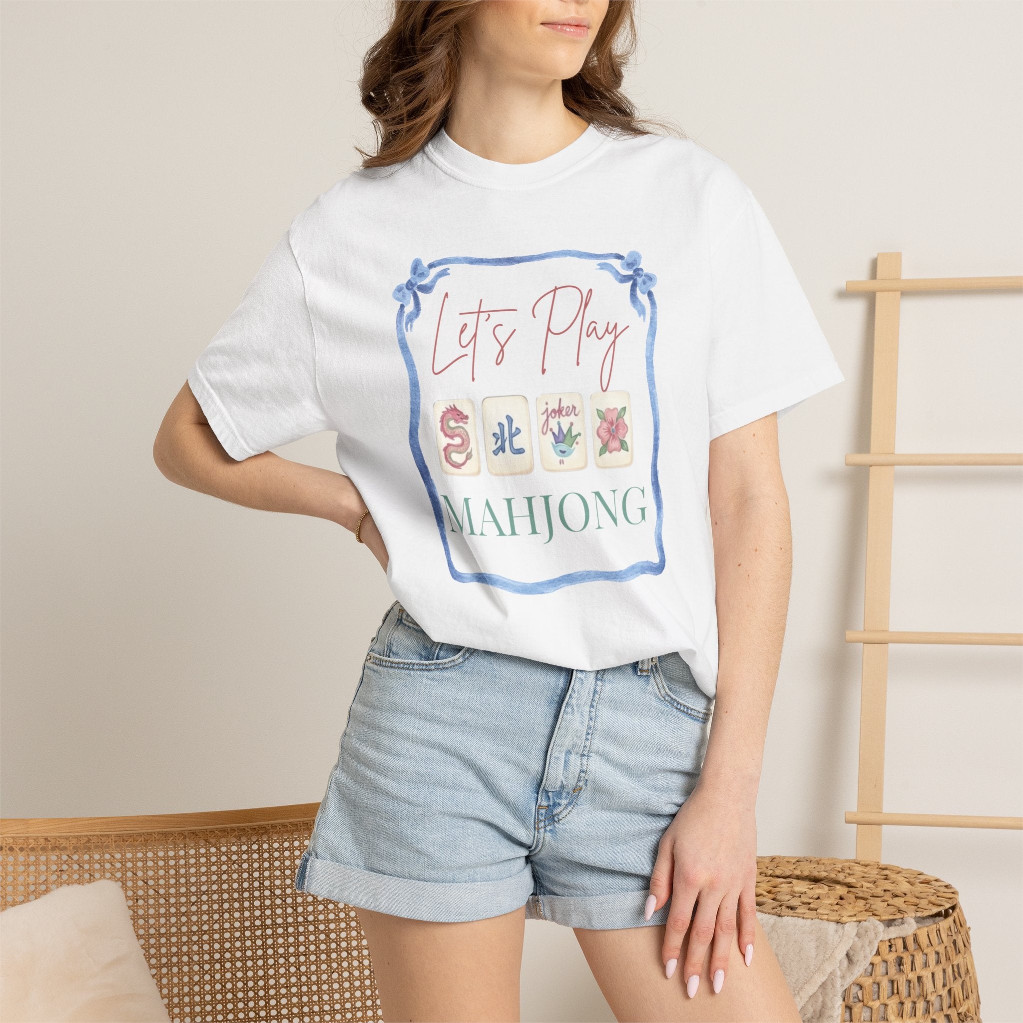 T-Shirt - Let's Play Mahjong (Comfort Colors - Unisex) Main image