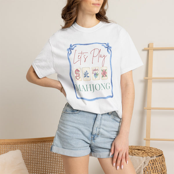 T-Shirt - Let's Play Mahjong (Comfort Colors - Unisex)