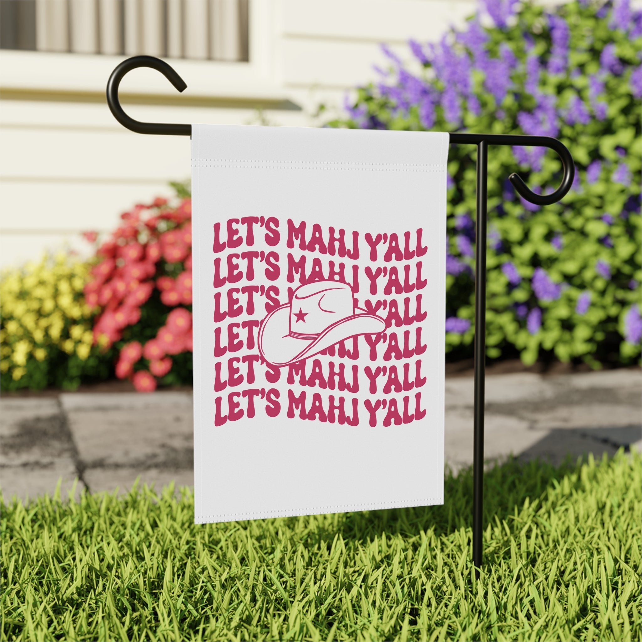 Garden Flag - Let's Mahj Y'all