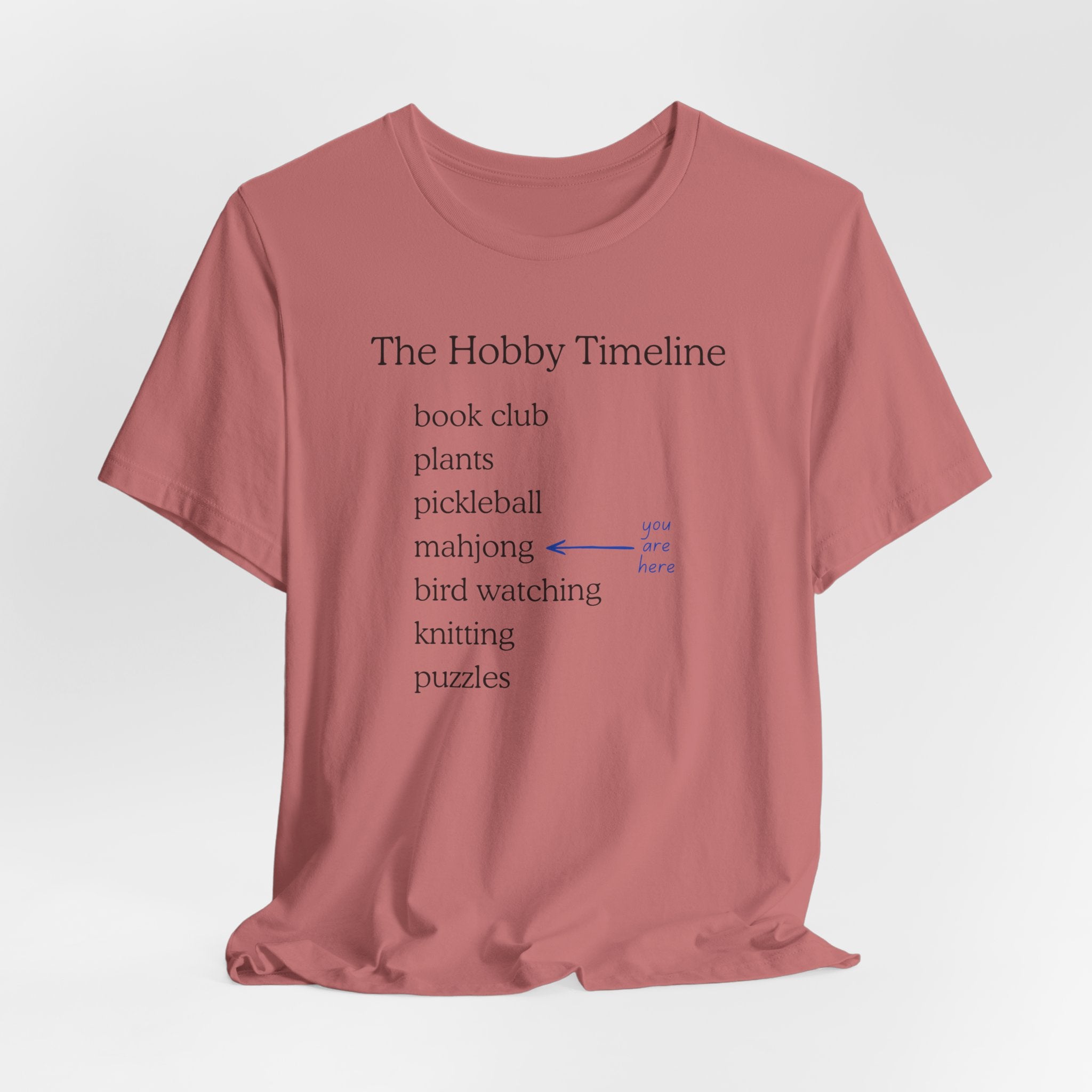 T-Shirt - Hobby Timeline Tee (Bella+Canvas - Unisex)