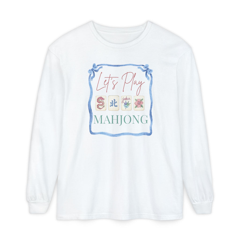 Long Sleeve T-Shirt - Let's Play Mahjong