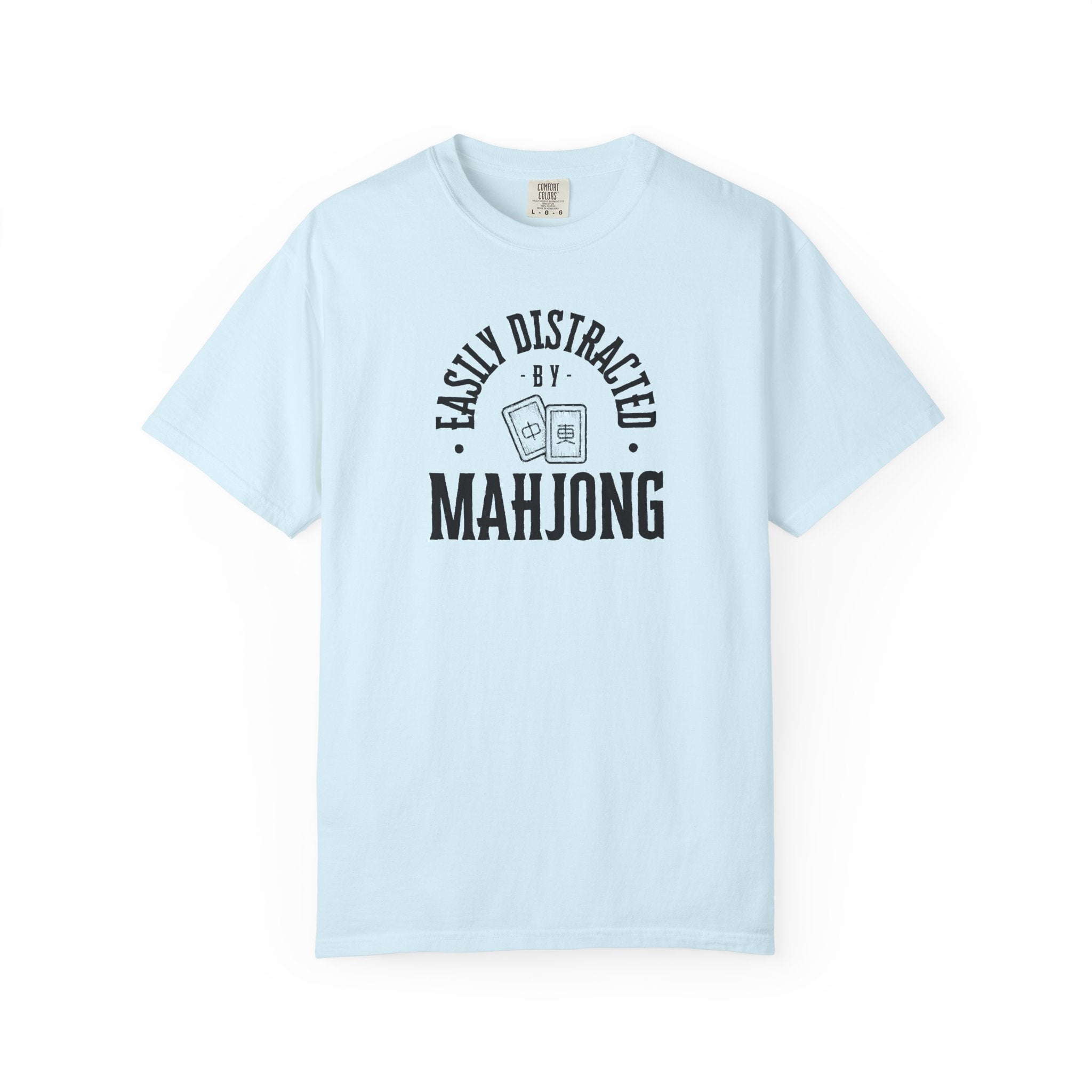 T-Shirt - Easily Distracted by Mahjong (Comfort Colors - Unisex)