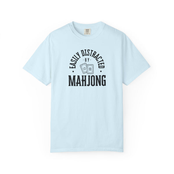 T-Shirt - Easily Distracted by Mahjong (Comfort Colors - Unisex)
