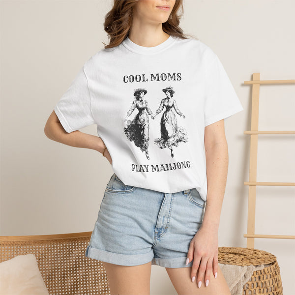 T-Shirt - Cool Moms Play Mahjong (Comfort Colors - Unisex)