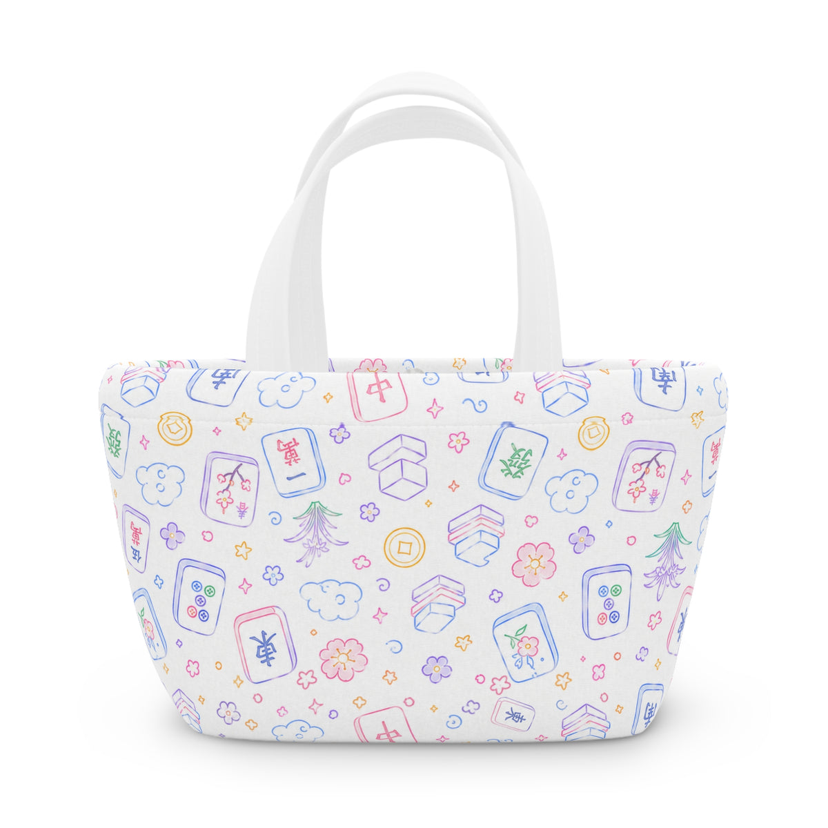 Lunch Bag -  Colorful Mahjong Tiles