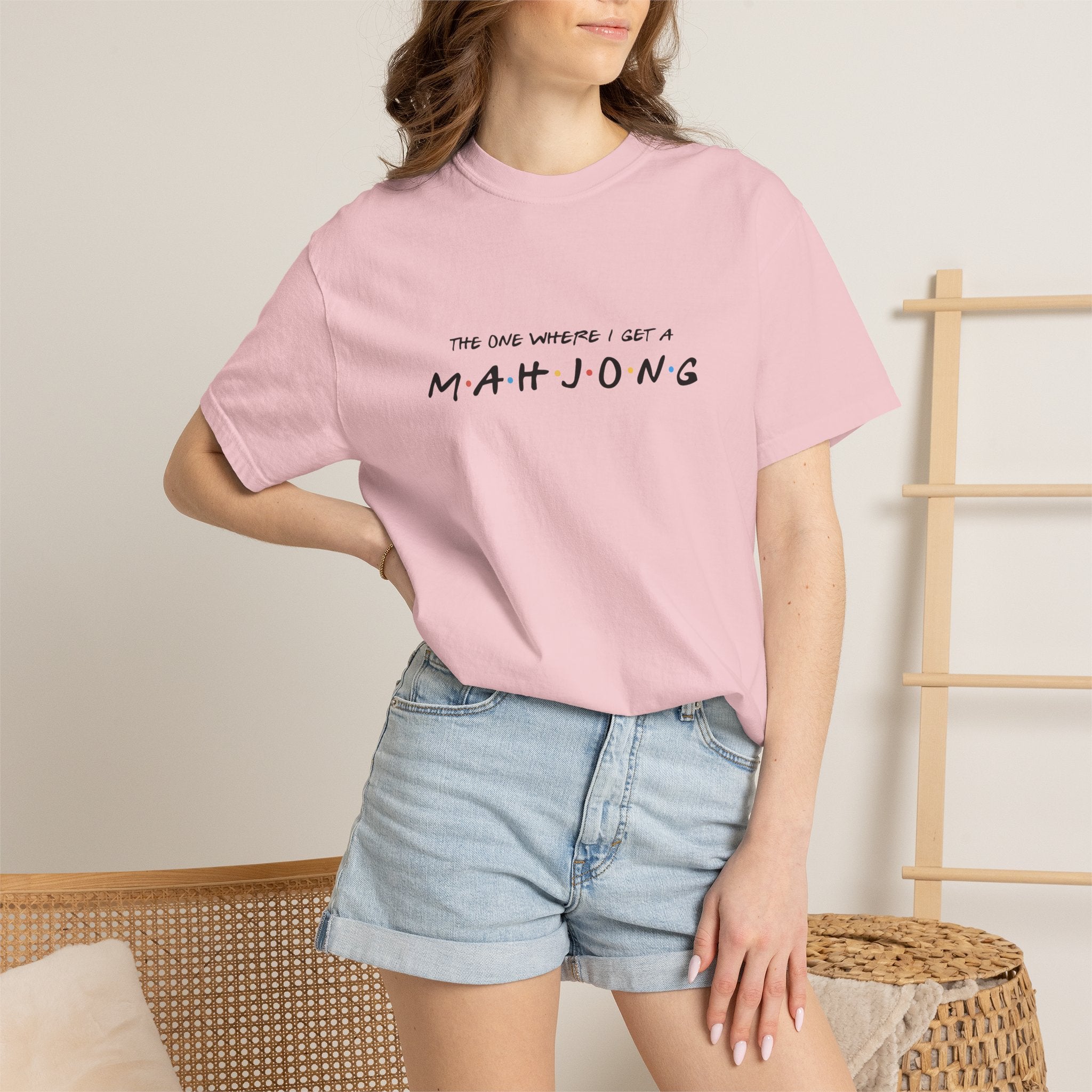 T-Shirt - The One Where I Get a Mahjong (Comfort Colors-Unisex)