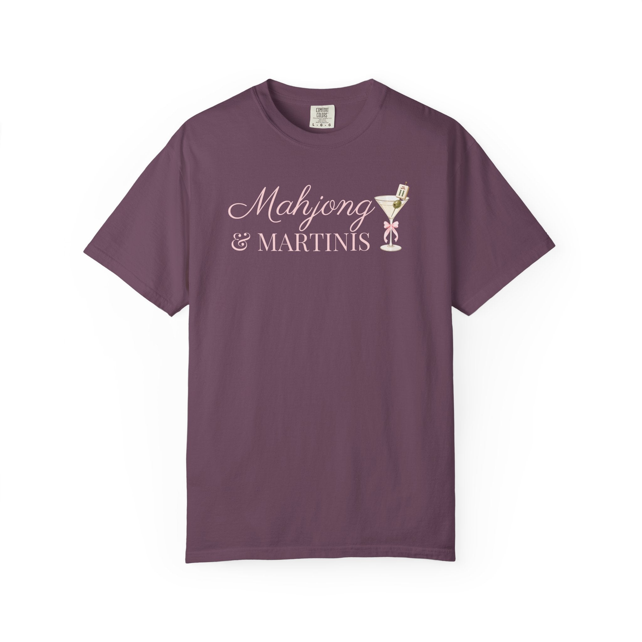 T-Shirt - Mahjong & Martinis T-Shirt (Comfort Colors - Unisex)