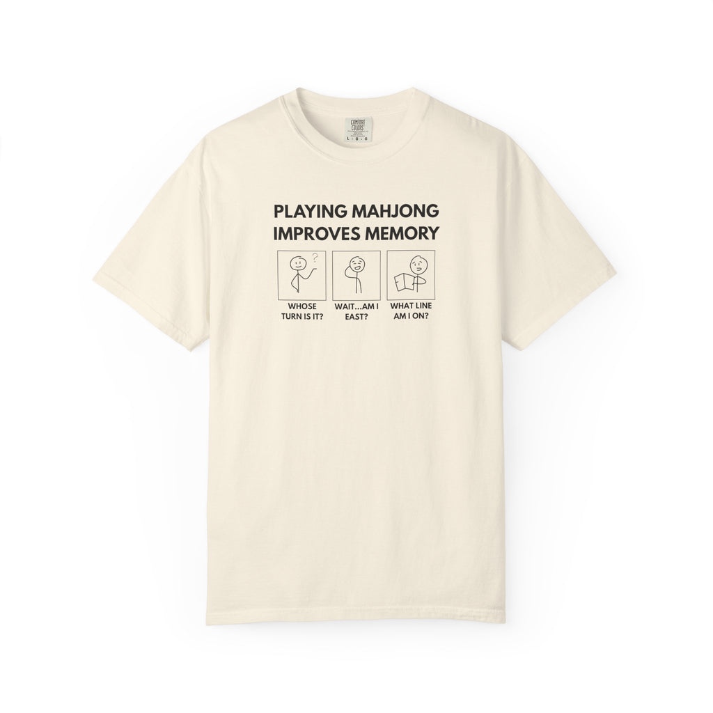 T-Shirt - Mahjong Improves Memory (Comfort Colors - Unisex)