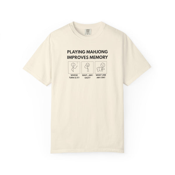 T-Shirt - Mahjong Improves Memory (Comfort Colors - Unisex)