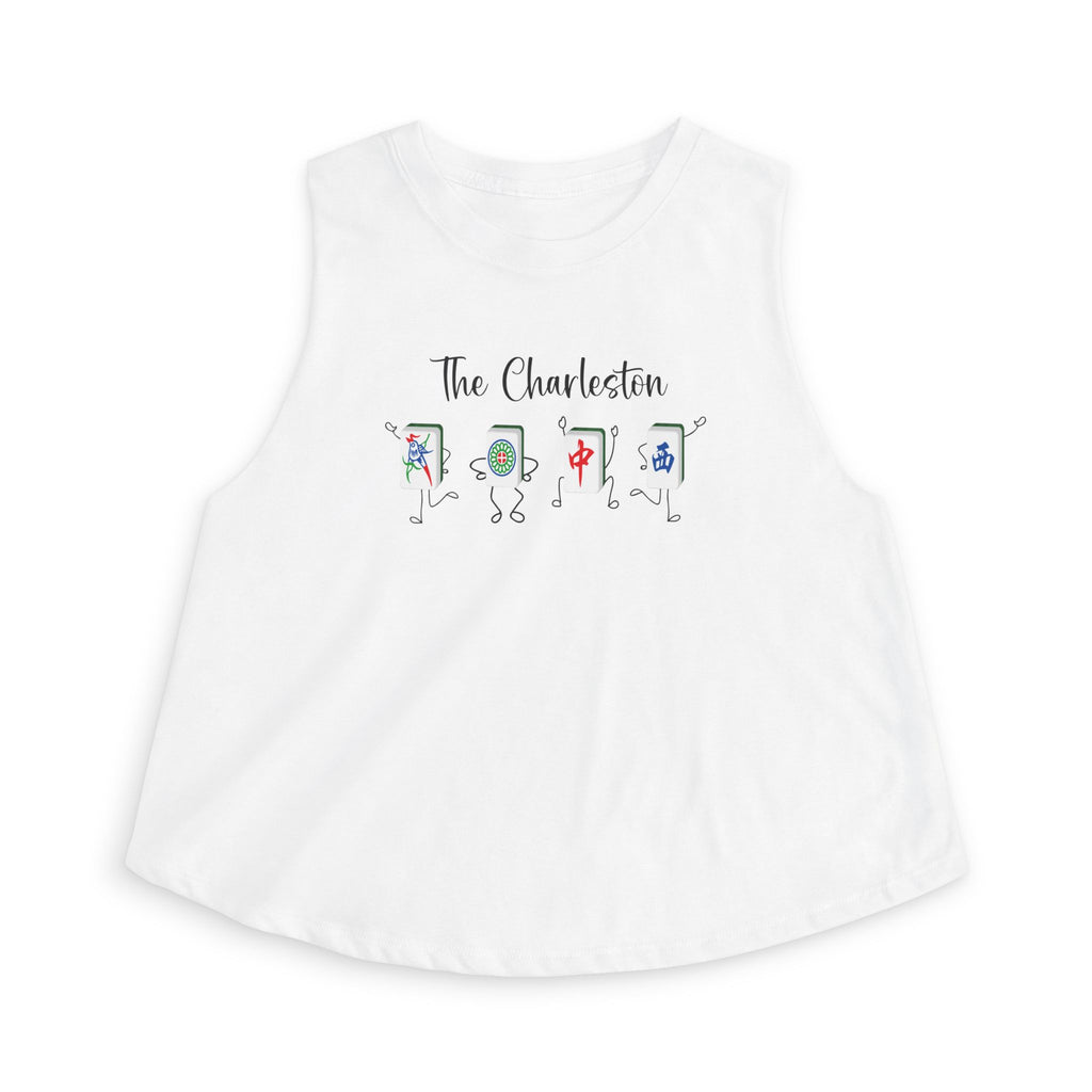 Women's Crop Top - The Charleston Dancing Tiles (Bella+Canvas)
