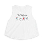 Women's Crop Top - The Charleston Dancing Tiles (Bella+Canvas)
