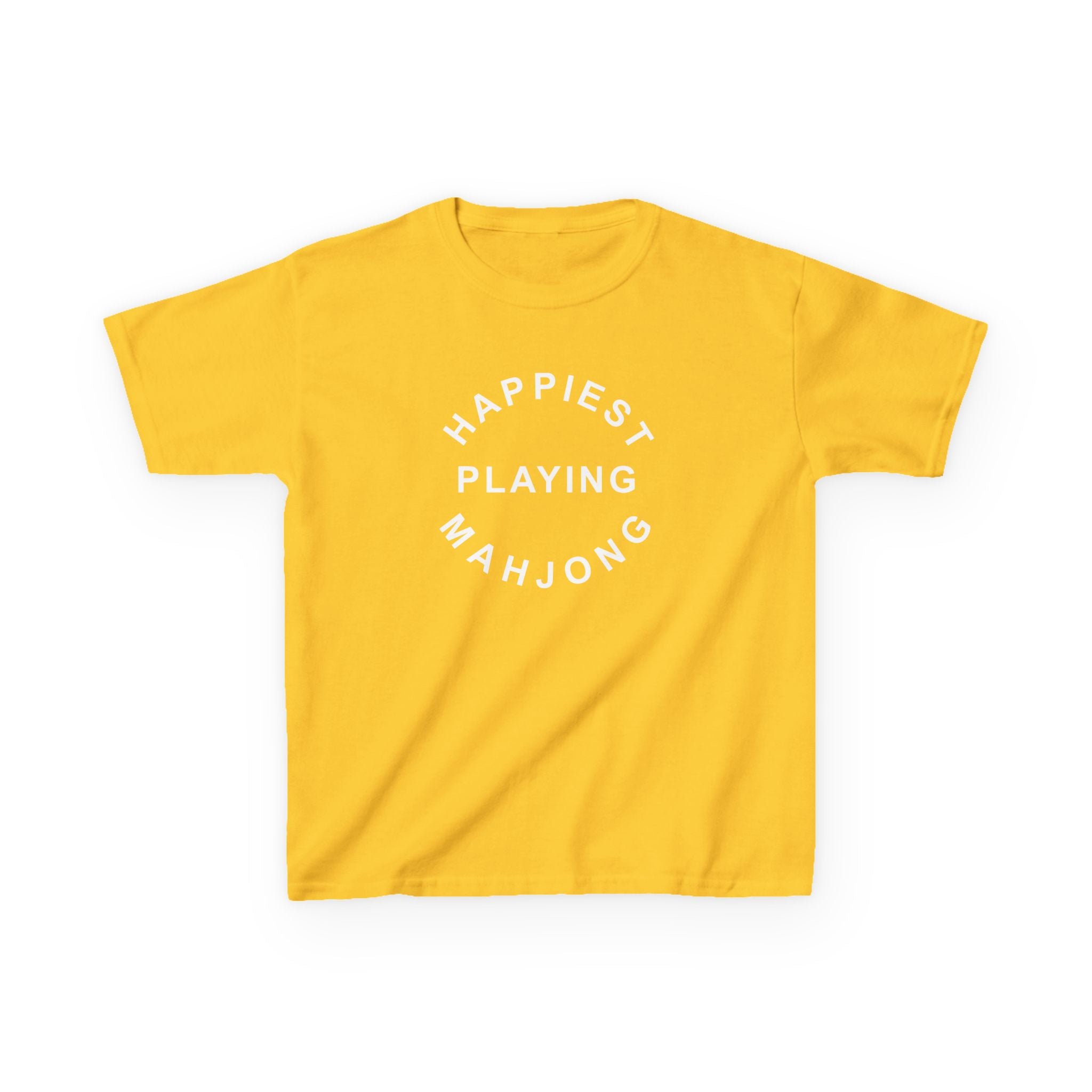 Youth Tee - Happiest Playing Mahjong