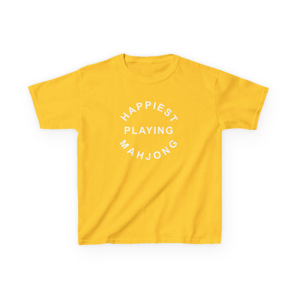 Youth Tee - Happiest Playing Mahjong