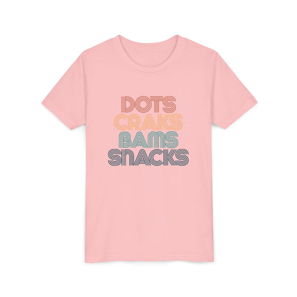 Youth Tee - Dots Craks Bams Snacks