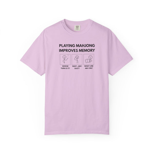 T-Shirt - Mahjong Improves Memory (Comfort Colors - Unisex)