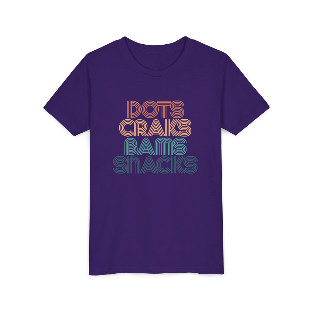 Youth Tee - Dots Craks Bams Snacks