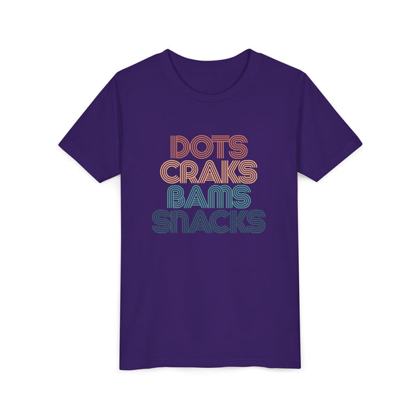 Youth Tee - Dots Craks Bams Snacks