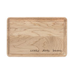 Wooden Mini Cutting Board (Engraving) - craks, dots, bams