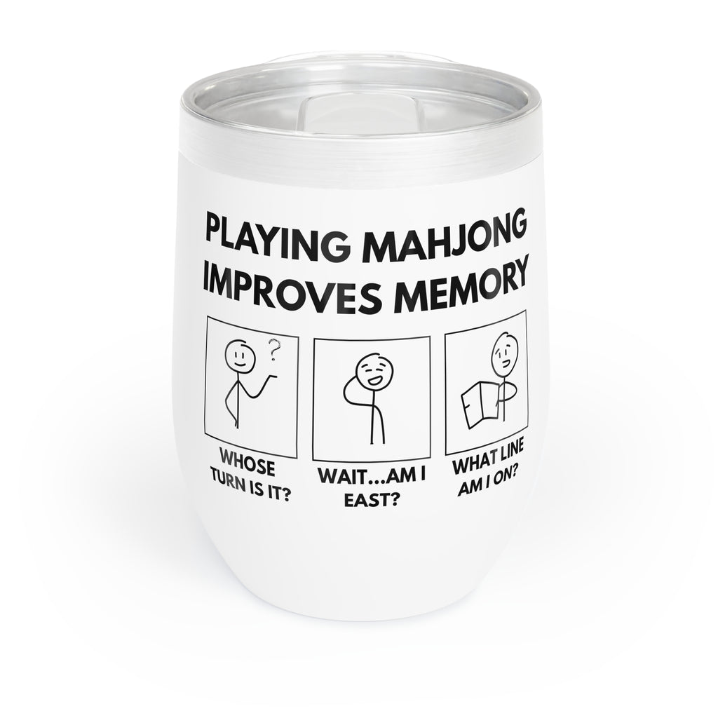 Chill Wine Tumbler - Mahjong Memory