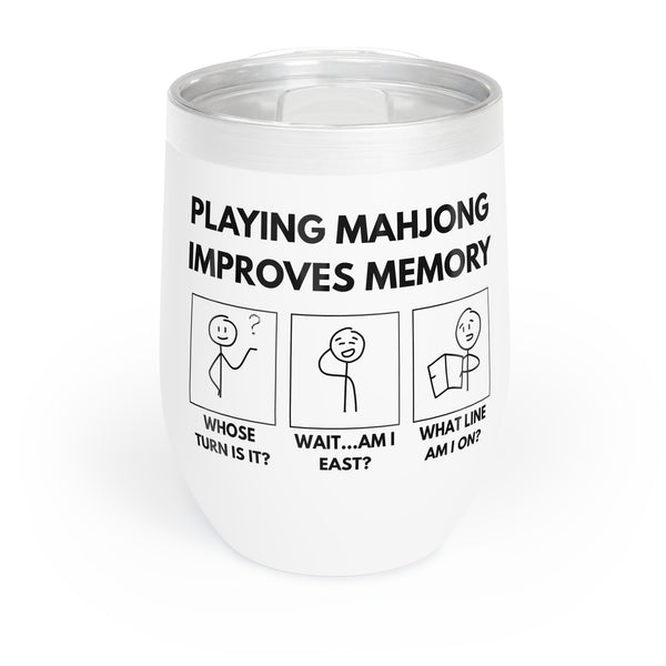 Chill Wine Tumbler - Mahjong Memory