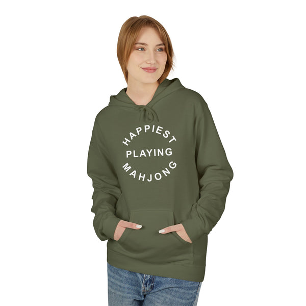 Hoodie - Happiest Playing Mahjong