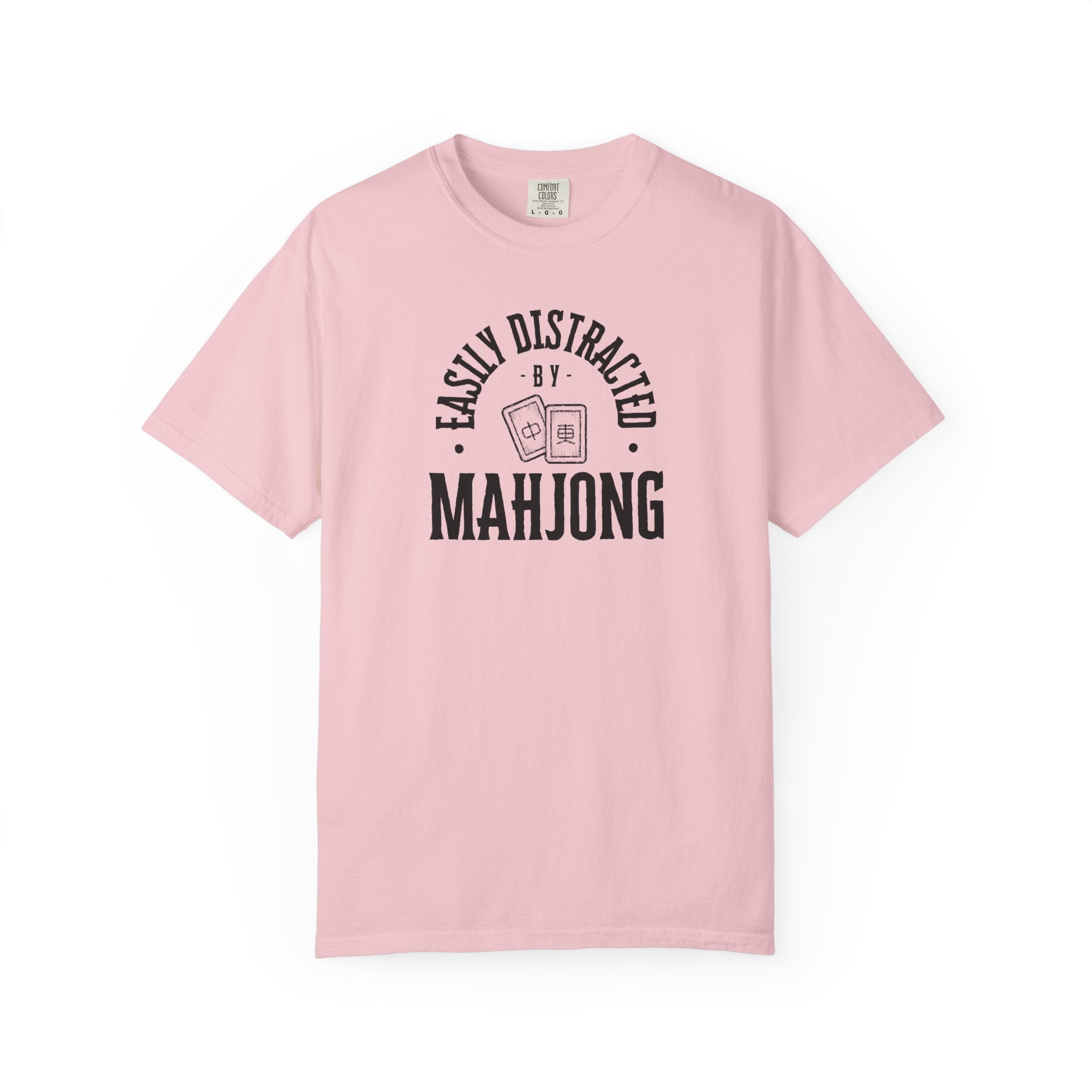 T-Shirt - Easily Distracted by Mahjong (Comfort Colors - Unisex)