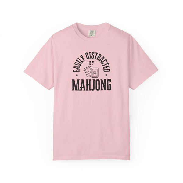 T-Shirt - Easily Distracted by Mahjong (Comfort Colors - Unisex)