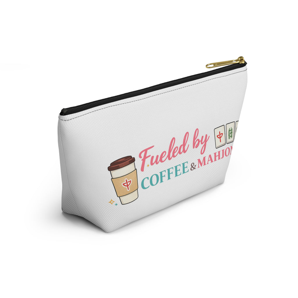 Accessory Pouch -  Fueled by Coffee & Mahjong