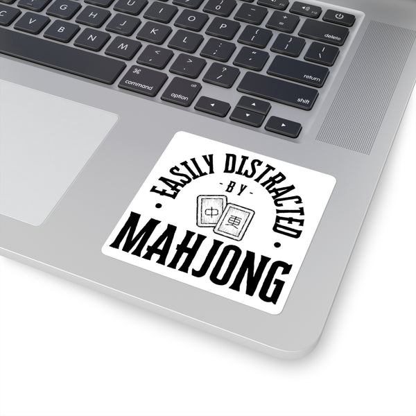 Sticker - Easily Distracted by Mahjong