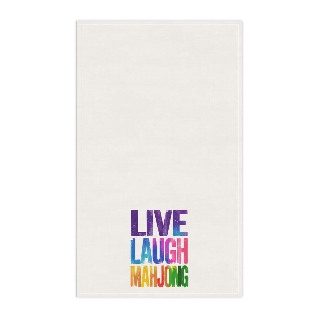 Tea Towels - Live Laugh Mahjong
