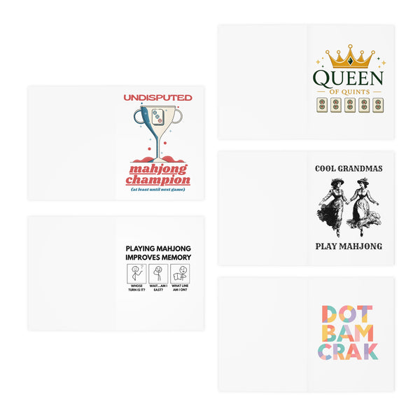 Greeting Cards (5-Pack) - Mahjong Lover Cards