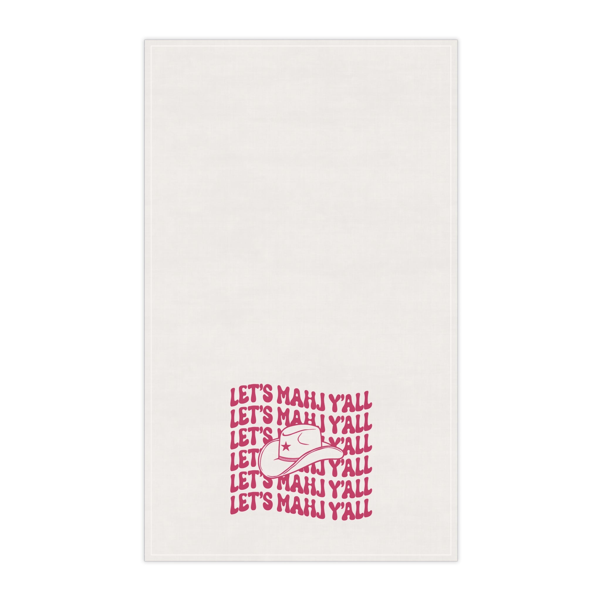 Tea Towel - Let's Mahj Y'all Cotton Secondary image