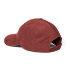 Hat - Embroidered Mahjong Dragon Tile on Corduroy Baseball Hat