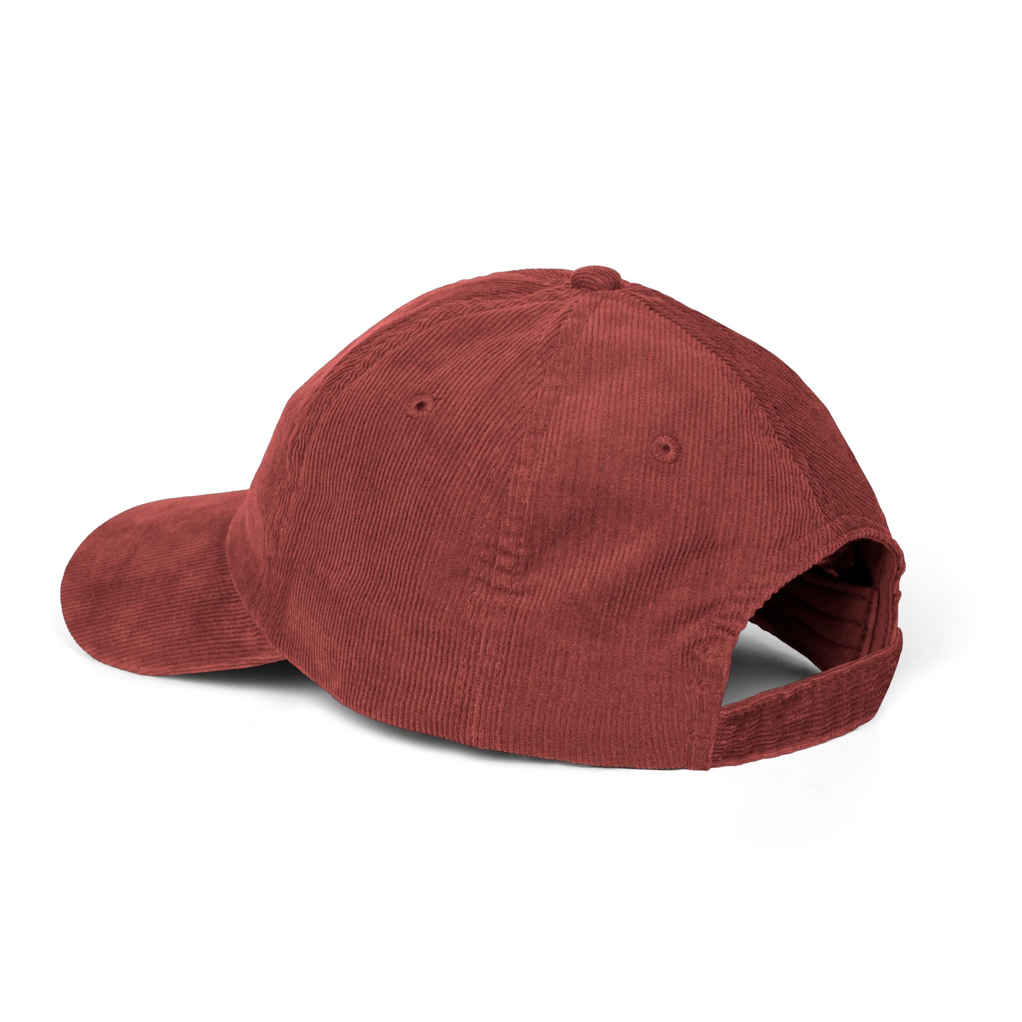 Hat - Embroidered Mahjong Dragon Tile on Corduroy Baseball Hat