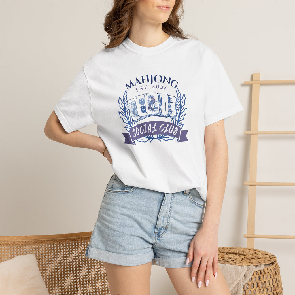 T-Shirt - Mahjong Social Club (Comfort Colors - Unisex)