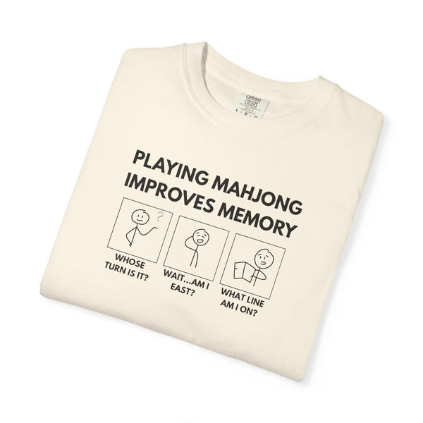 T-Shirt - Mahjong Improves Memory (Comfort Colors - Unisex)
