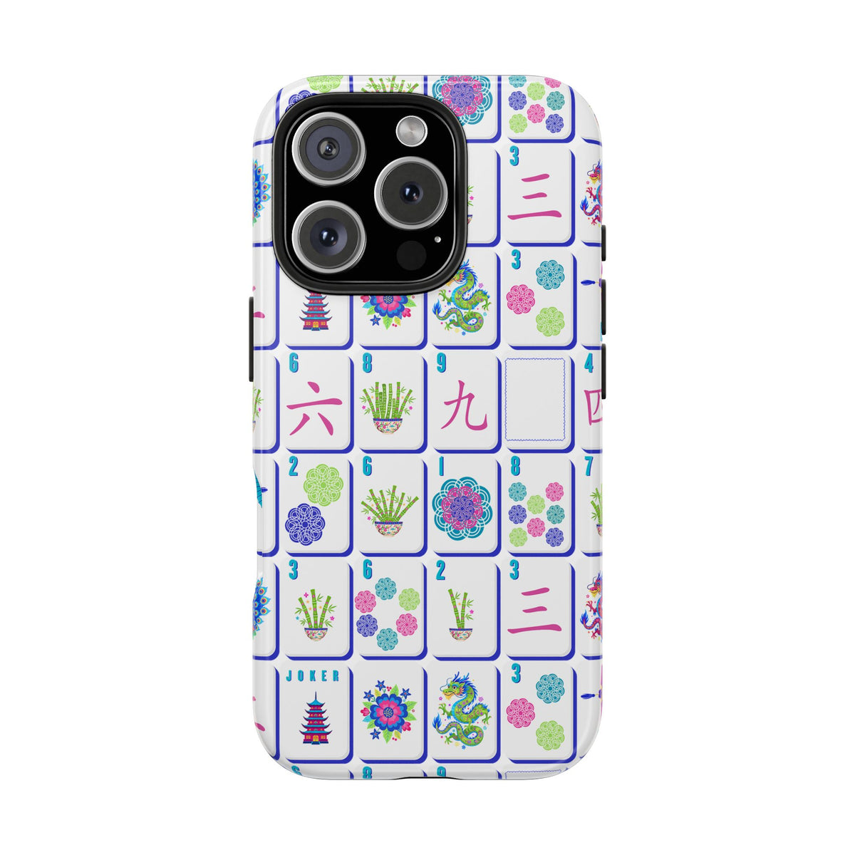 Tough Phone Case - Mahjong Tiles