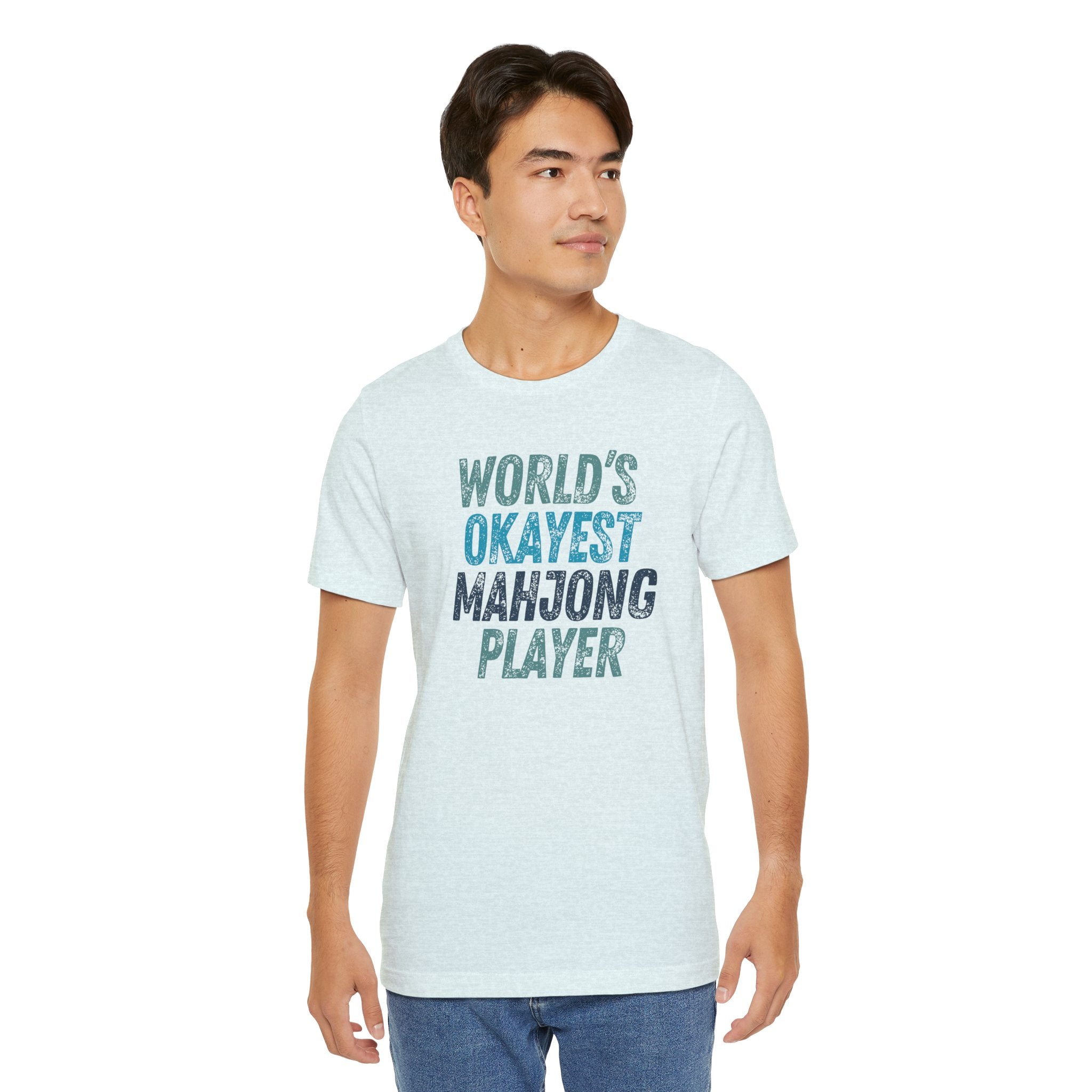 T-Shirt - World's Okayest Mahjong Player (Bella+Canvas - Unisex)