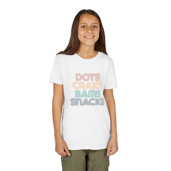 Youth Tee - Dots Craks Bams Snacks