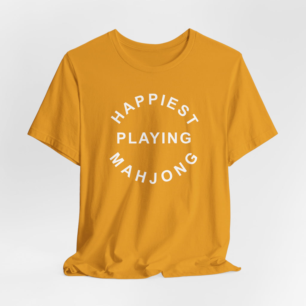 T-Shirt - Happiest Playing Mahjong (Bella+Canvas - Unisex)