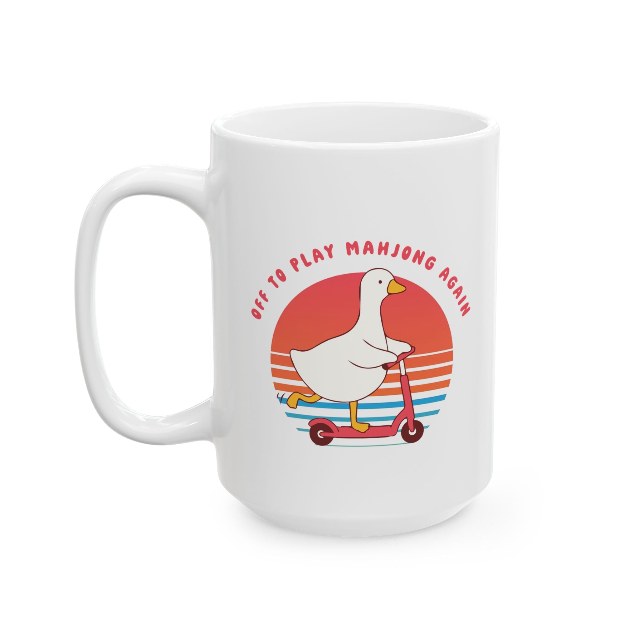Mug - Off to Play Mahjong - Silly Goose Collection