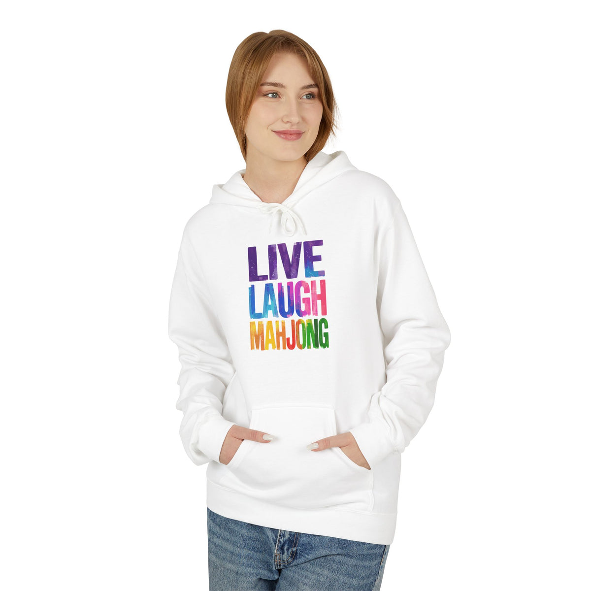 Hoodie - Live Laugh Mahjong